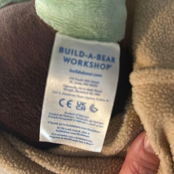 Build-a-Bear plush Grogu with Star Wars music included in hand. - Picture 4 of 4